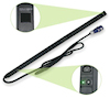 bandeau de prises electriques avec parafoudre, disjoncteur, amperemetre, 12 ou 24 prises vertical